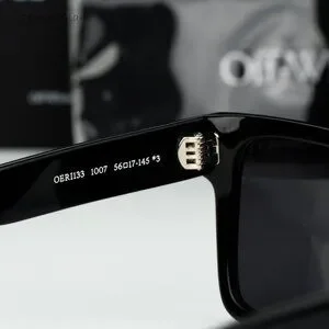 Off-White Women Sunglasses Black Grey Square OERI133 SPRINGFIELD 100 BRAND NEW Off-White SPRINGFIELD Dark Grey Square Unisex Sunglasses  main image 4